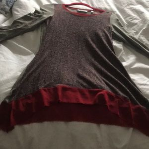 Top with mesh detail